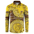Hawthorn Hawks NAIDOC Week 2026 Button Sweatshirt Australian Aboriginal Dot Art Dreamtime Pattern Style
