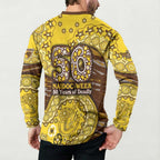 Hawthorn Hawks NAIDOC Week 2026 Button Sweatshirt Australian Aboriginal Dot Art Dreamtime Pattern Style
