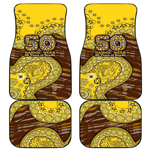 Hawthorn Hawks NAIDOC Week 2026 Car Mats Australian Aboriginal Dot Art Dreamtime Pattern Style