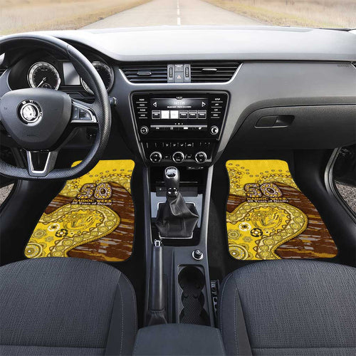 Hawthorn Hawks NAIDOC Week 2026 Car Mats Australian Aboriginal Dot Art Dreamtime Pattern Style
