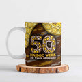 Hawthorn Hawks NAIDOC Week 2026 Ceramic Mug Australian Aboriginal Dot Art Dreamtime Pattern Style