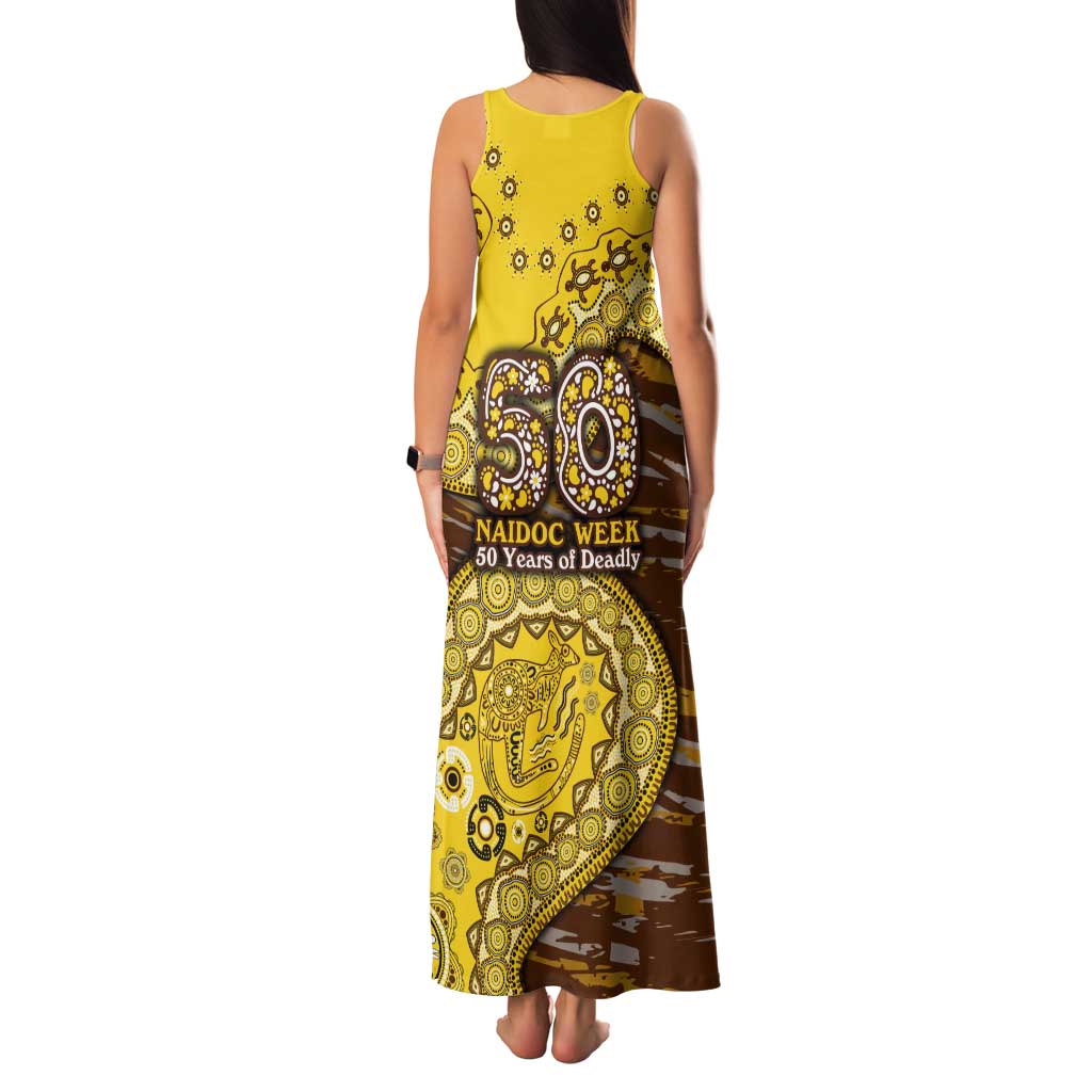 Hawthorn Hawks NAIDOC Week 2026 Family Matching Tank Maxi Dress and Hawaiian Shirt Australian Aboriginal Dot Art Dreamtime Pattern Style