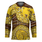 Hawthorn Hawks NAIDOC Week 2026 Hockey Jersey Australian Aboriginal Dot Art Dreamtime Pattern Style