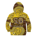 Hawthorn Hawks NAIDOC Week 2026 Kid Hoodie Australian Aboriginal Dot Art Dreamtime Pattern Style