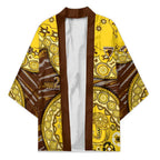 Hawthorn Hawks NAIDOC Week 2026 Kimono Australian Aboriginal Dot Art Dreamtime Pattern Style