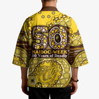 Hawthorn Hawks NAIDOC Week 2026 Kimono Australian Aboriginal Dot Art Dreamtime Pattern Style