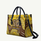 Hawthorn Hawks NAIDOC Week 2026 Leather Bag Australian Aboriginal Dot Art Dreamtime Pattern Style