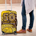 Hawthorn Hawks NAIDOC Week 2026 Luggage Cover Australian Aboriginal Dot Art Dreamtime Pattern Style
