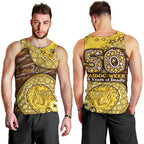 Hawthorn Hawks NAIDOC Week 2026 Men Tank Top Australian Aboriginal Dot Art Dreamtime Pattern Style