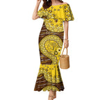 Hawthorn Hawks NAIDOC Week 2026 Mermaid Dress Australian Aboriginal Dot Art Dreamtime Pattern Style