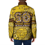 Hawthorn Hawks NAIDOC Week 2026 Padded Jacket Australian Aboriginal Dot Art Dreamtime Pattern Style
