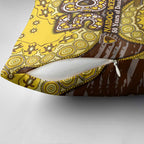 Hawthorn Hawks NAIDOC Week 2026 Pillow Cover Australian Aboriginal Dot Art Dreamtime Pattern Style