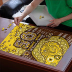 Hawthorn Hawks NAIDOC Week 2026 Puzzle Australian Aboriginal Dot Art Dreamtime Pattern Style