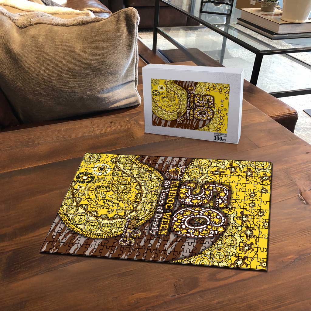 Hawthorn Hawks NAIDOC Week 2026 Puzzle Australian Aboriginal Dot Art Dreamtime Pattern Style