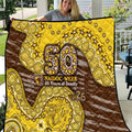 Hawthorn Hawks NAIDOC Week 2026 Quilt Australian Aboriginal Dot Art Dreamtime Pattern Style