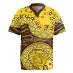 Hawthorn Hawks NAIDOC Week 2026 Rugby Jersey Australian Aboriginal Dot Art Dreamtime Pattern Style
