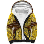 Hawthorn Hawks NAIDOC Week 2026 Sherpa Hoodie Australian Aboriginal Dot Art Dreamtime Pattern Style