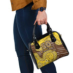 Hawthorn Hawks NAIDOC Week 2026 Shoulder Handbag Australian Aboriginal Dot Art Dreamtime Pattern Style