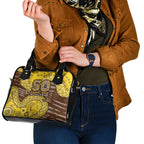Hawthorn Hawks NAIDOC Week 2026 Shoulder Handbag Australian Aboriginal Dot Art Dreamtime Pattern Style