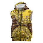 Hawthorn Hawks NAIDOC Week 2026 Sleeveless Zip Hoodie Australian Aboriginal Dot Art Dreamtime Pattern Style