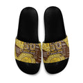 Hawthorn Hawks NAIDOC Week 2026 Slide Sandals Australian Aboriginal Dot Art Dreamtime Pattern Style