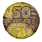 Hawthorn Hawks NAIDOC Week 2026 Spare Tire Cover Australian Aboriginal Dot Art Dreamtime Pattern Style