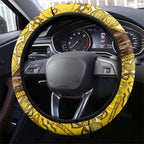 Hawthorn Hawks NAIDOC Week 2026 Steering Wheel Cover Australian Aboriginal Dot Art Dreamtime Pattern Style