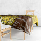 Hawthorn Hawks NAIDOC Week 2026 Tablecloth Australian Aboriginal Dot Art Dreamtime Pattern Style