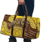 Hawthorn Hawks NAIDOC Week 2026 Travel Bag Australian Aboriginal Dot Art Dreamtime Pattern Style