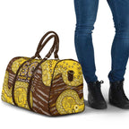 Hawthorn Hawks NAIDOC Week 2026 Travel Bag Australian Aboriginal Dot Art Dreamtime Pattern Style