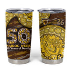 Hawthorn Hawks NAIDOC Week 2026 Tumbler Cup Australian Aboriginal Dot Art Dreamtime Pattern Style