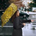 Hawthorn Hawks NAIDOC Week 2026 Umbrella Australian Aboriginal Dot Art Dreamtime Pattern Style