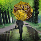 Hawthorn Hawks NAIDOC Week 2026 Umbrella Australian Aboriginal Dot Art Dreamtime Pattern Style
