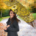 Hawthorn Hawks NAIDOC Week 2026 Umbrella Australian Aboriginal Dot Art Dreamtime Pattern Style
