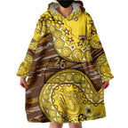 Hawthorn Hawks NAIDOC Week 2026 Wearable Blanket Hoodie Australian Aboriginal Dot Art Dreamtime Pattern Style