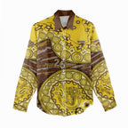 Hawthorn Hawks NAIDOC Week 2026 Women Casual Shirt Australian Aboriginal Dot Art Dreamtime Pattern Style