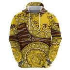Hawthorn Hawks NAIDOC Week 2026 Zip Hoodie Australian Aboriginal Dot Art Dreamtime Pattern Style