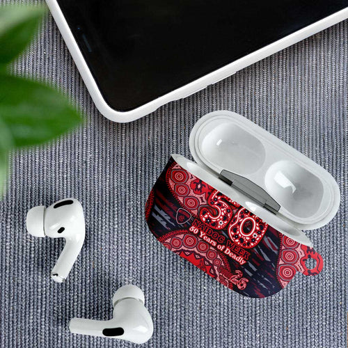 Melbourne Demons NAIDOC Week 2026 AirPods Case Australian Aboriginal Dot Art Dreamtime Pattern Style