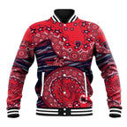 Melbourne Demons NAIDOC Week 2026 Baseball Jacket Australian Aboriginal Dot Art Dreamtime Pattern Style