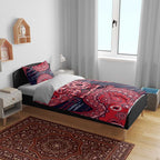 Melbourne Demons NAIDOC Week 2026 Bedding Set Australian Aboriginal Dot Art Dreamtime Pattern Style