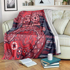 Melbourne Demons NAIDOC Week 2026 Blanket Australian Aboriginal Dot Art Dreamtime Pattern Style