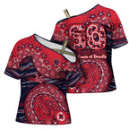 Melbourne Demons NAIDOC Week 2026 Cross Shoulder Shirt Australian Aboriginal Dot Art Dreamtime Pattern Style