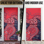 Melbourne Demons NAIDOC Week 2026 Door Cover Australian Aboriginal Dot Art Dreamtime Pattern Style