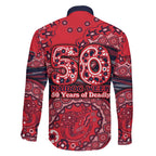 Melbourne Demons NAIDOC Week 2026 Family Matching Mermaid Dress and Hawaiian Shirt Australian Aboriginal Dot Art Dreamtime Pattern Style