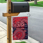 Melbourne Demons NAIDOC Week 2026 Garden Flag Australian Aboriginal Dot Art Dreamtime Pattern Style