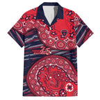 Melbourne Demons NAIDOC Week 2026 Hawaiian Shirt Australian Aboriginal Dot Art Dreamtime Pattern Style