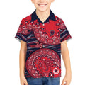 Melbourne Demons NAIDOC Week 2026 Kid Hawaiian Shirt Australian Aboriginal Dot Art Dreamtime Pattern Style