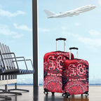 Melbourne Demons NAIDOC Week 2026 Luggage Cover Australian Aboriginal Dot Art Dreamtime Pattern Style