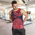 Melbourne Demons NAIDOC Week 2026 Men Tank Top Australian Aboriginal Dot Art Dreamtime Pattern Style