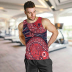 Melbourne Demons NAIDOC Week 2026 Men Tank Top Australian Aboriginal Dot Art Dreamtime Pattern Style